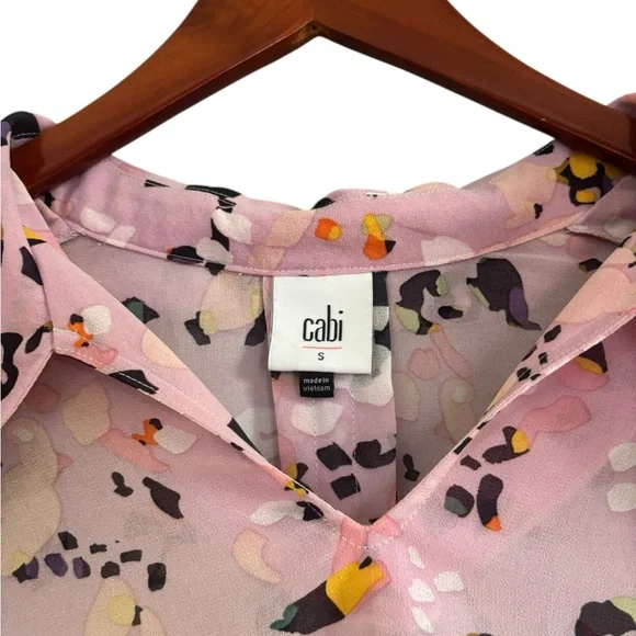 CAbi Pounce Top Pink Exotic S - Picture 5 of 8